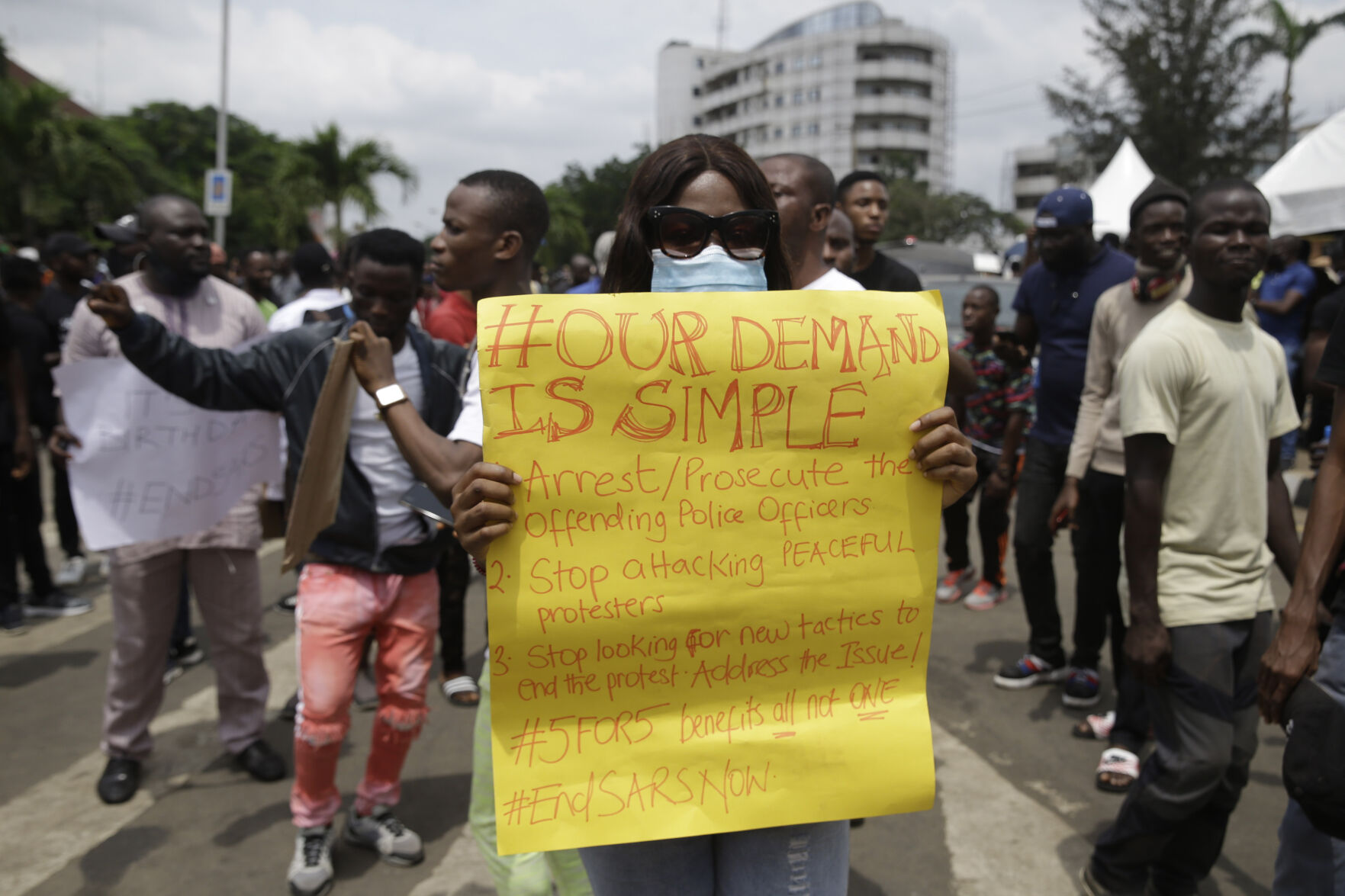 Nigeria Police Protest